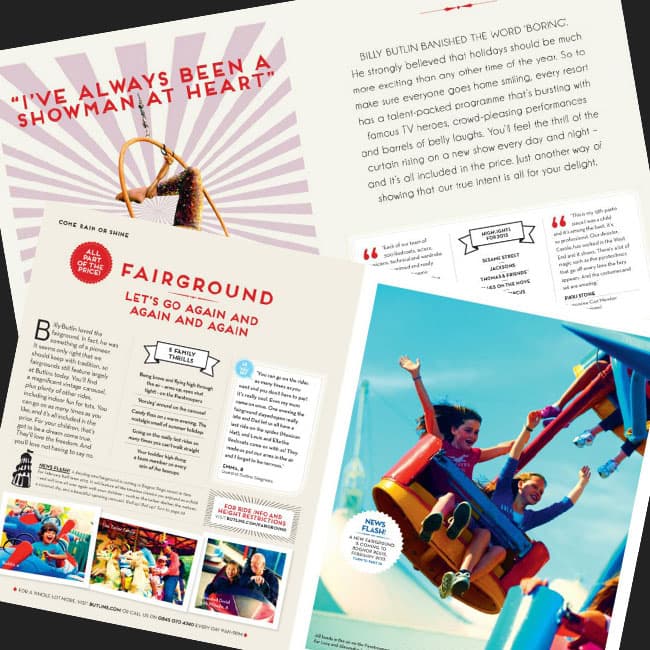 Butlin’s brand and on-resort creative